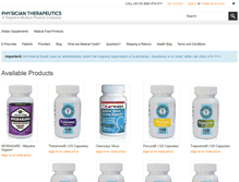 Tablet Screenshot of medicalfoodorders.com